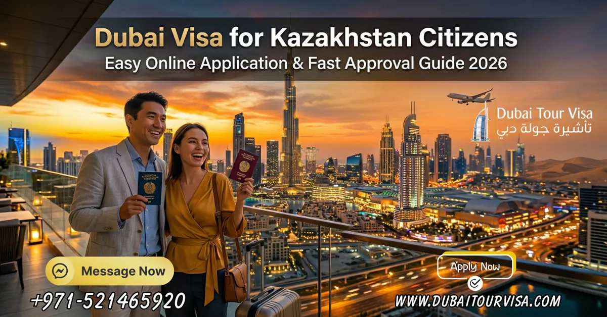 Dubai Visa for Kazakhstan Citizens 2026: Easy Process, Fees & Fast Approval Guide